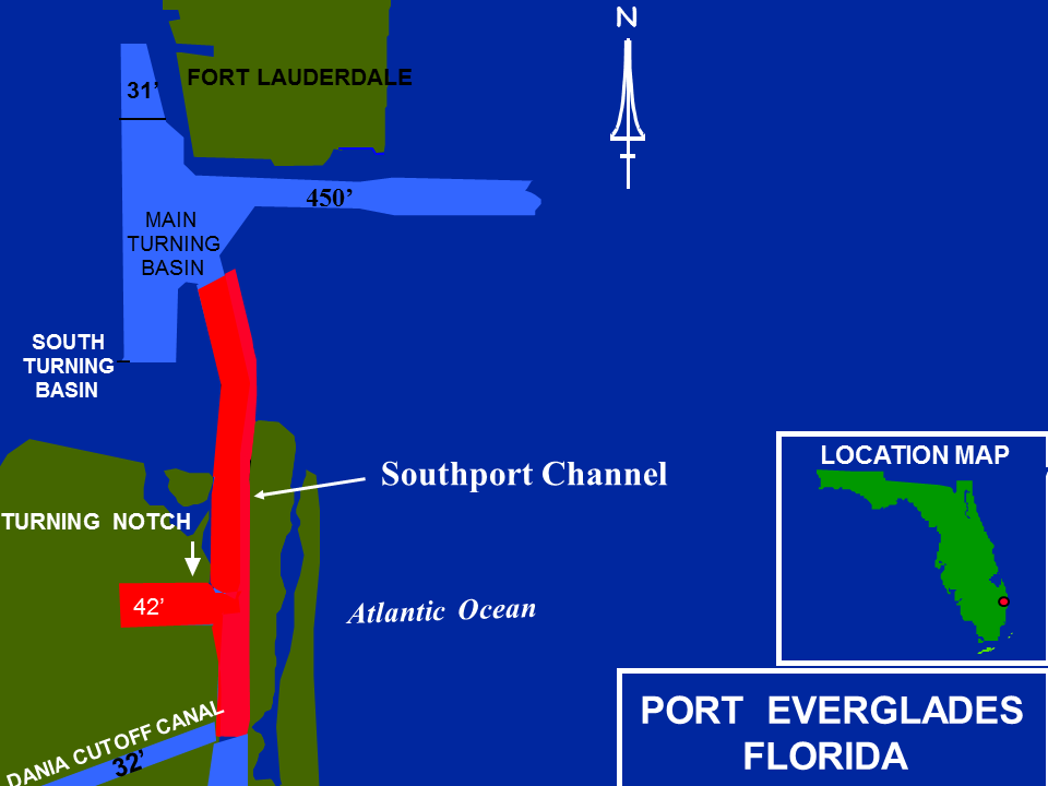 Port Everglades Harbor Reimbursement project map