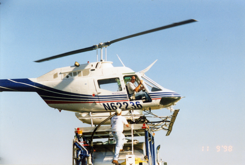 aerial herbicide spraying