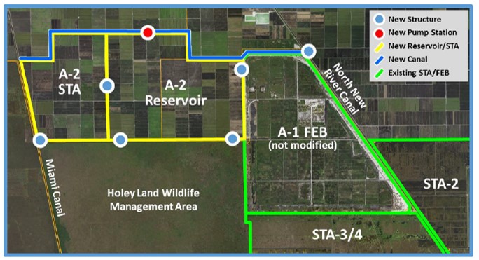 CEPP EAA Reservoir aerial map