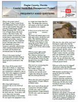 Screen shot of cover of FAQ document for Flagler Beach photos
