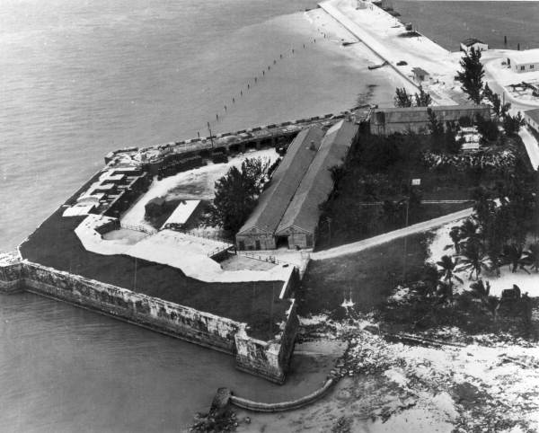 Fort Taylor - Aerial View - Public Domain - between 1930-1949