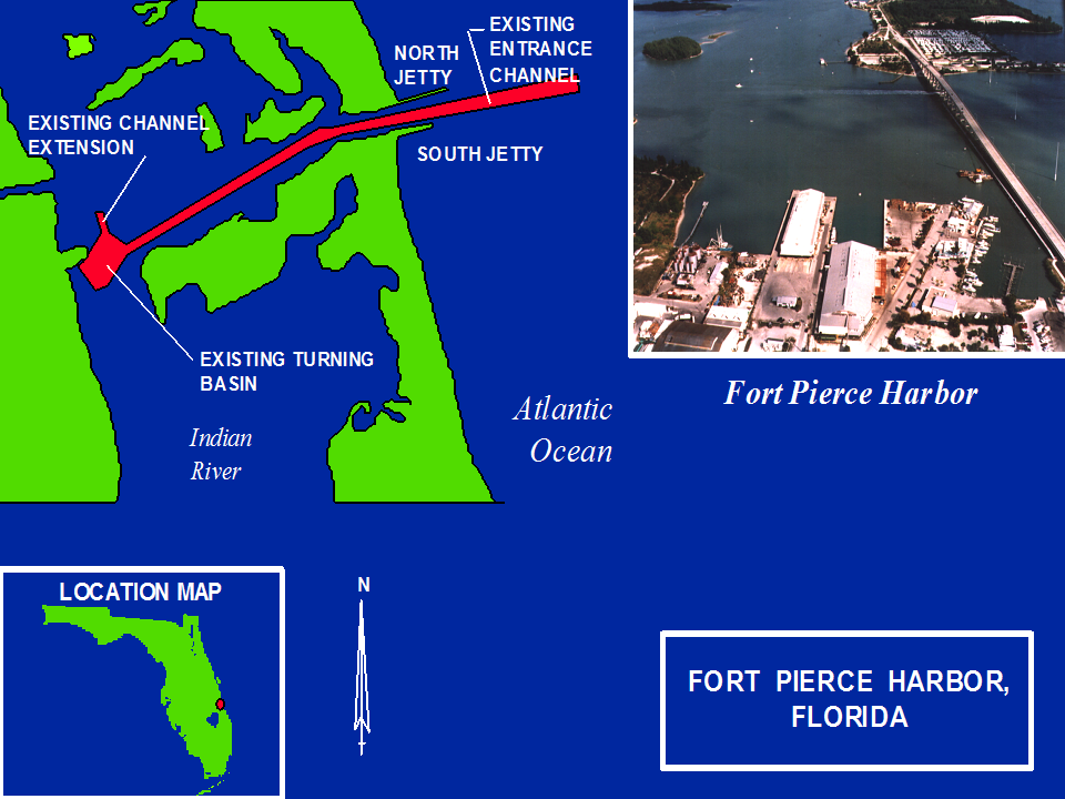 Fort Pierce Harbor Operations and Maintenance project map Fort Pierce Harbor Operations and Maintenance project map