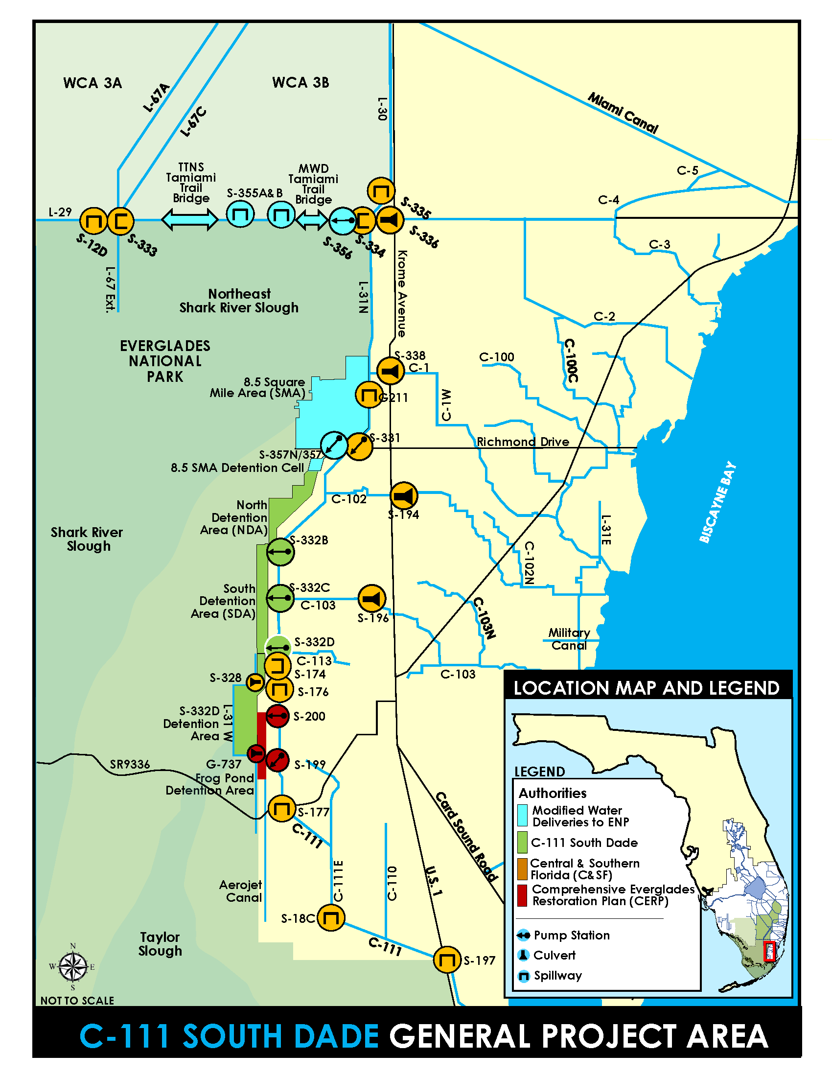 C-111 SD project area map C-111 SD project area map
