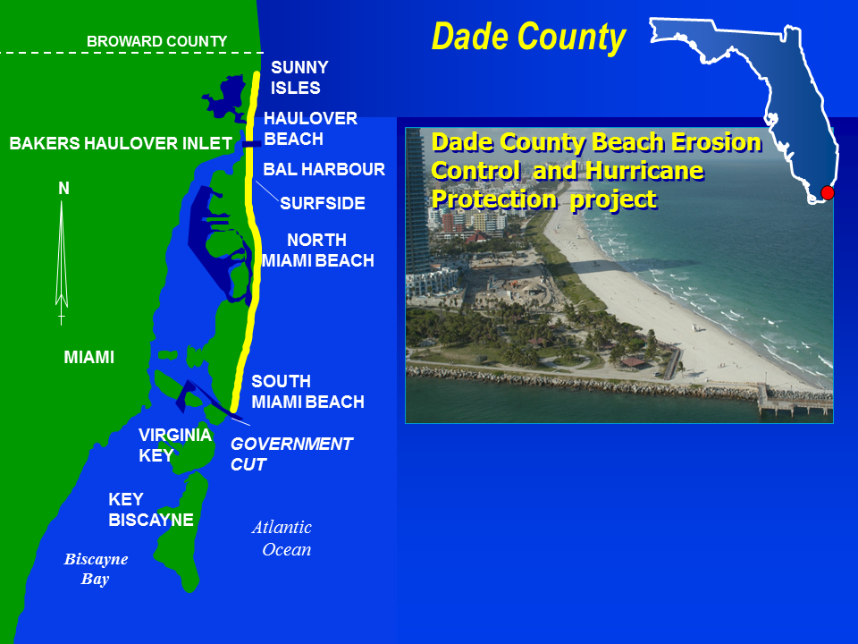 Dade County Florida BEC Construction project map