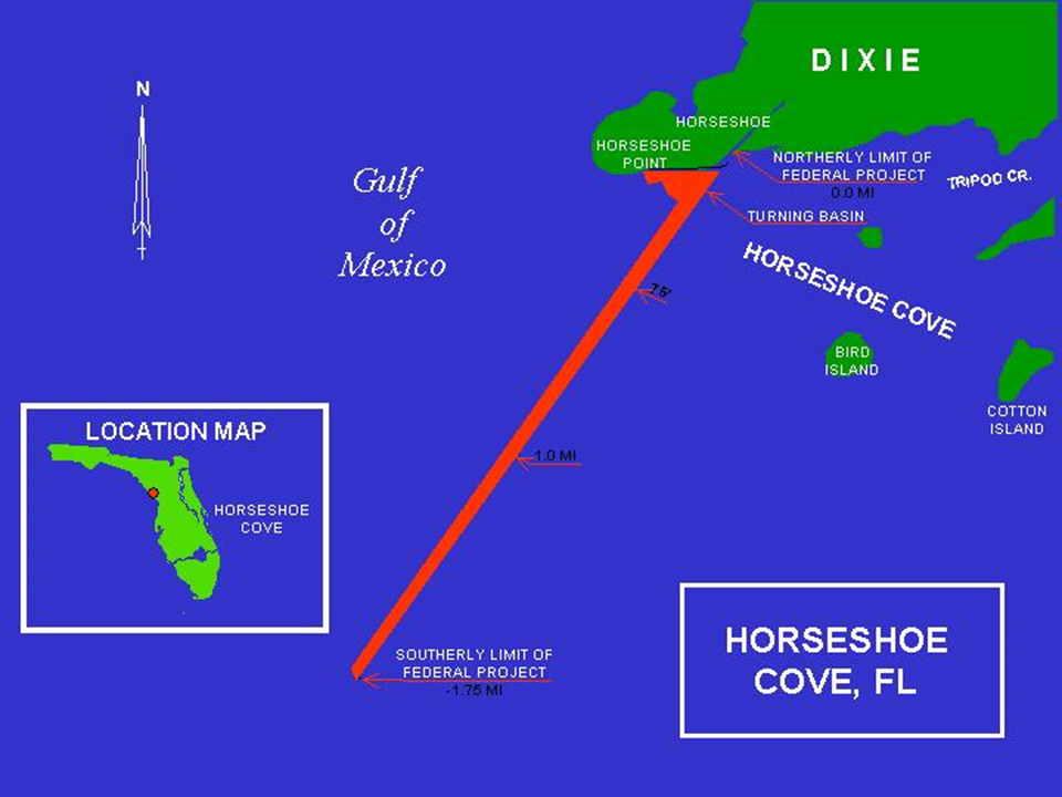 Horseshoe Cove Operations and Maintenance project map Horseshoe Cove Operations and Maintenance project map