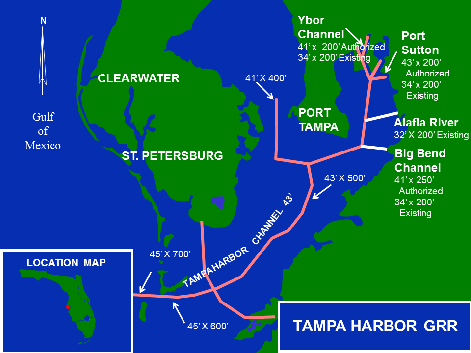 Tampa Harbor GRR map