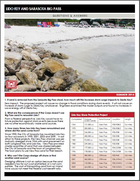 Lido Key Fact Sheet 